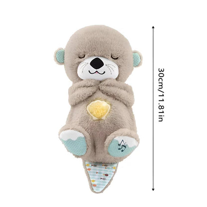 Breathing Teddy Bear with Soothing Music for Babies – Soft Plush Sleep Aid for Newborns & Infants