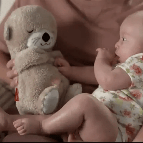 Breathing Teddy Bear with Soothing Music for Babies – Soft Plush Sleep Aid for Newborns & Infants