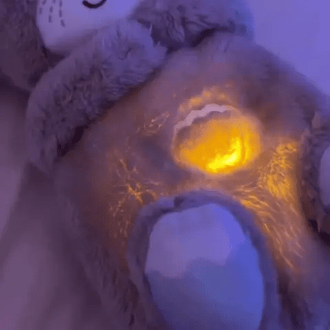 Breathing Teddy Bear with Soothing Music for Babies – Soft Plush Sleep Aid for Newborns & Infants