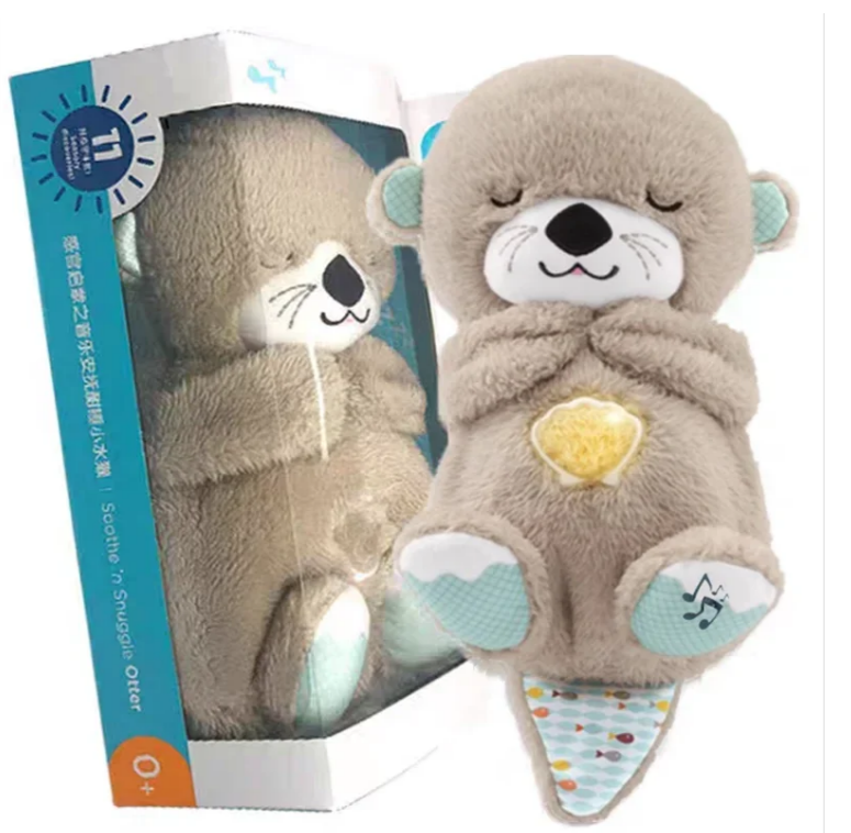 Breathing Teddy Bear with Soothing Music for Babies – Soft Plush Sleep Aid for Newborns & Infants