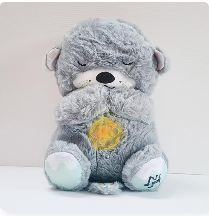 Breathing Teddy Bear with Soothing Music for Babies – Soft Plush Sleep Aid for Newborns & Infants